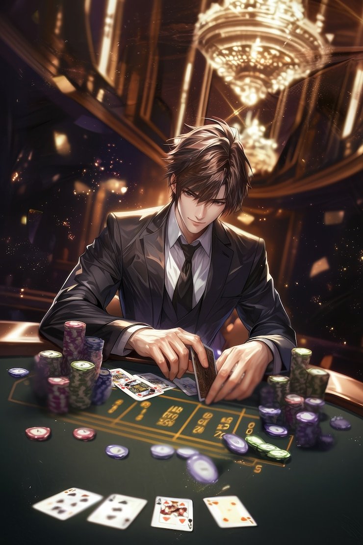 Live dealer studio dengan permainan roulette, blackjack, dan baccarat